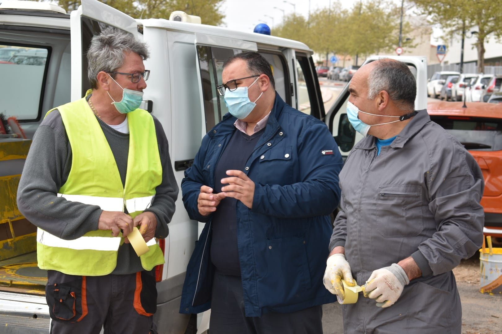 El Ayuntamiento realiza labores de mejora de la seguridad vial con el ...